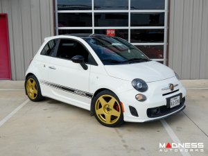 FIAT 500 Custom Wheels - KUHLFX - Forged - Pista - Gloss Gold - Set of 4 - 17" FIAT 500 Custom Wheels - KUHLFX - Forged - Pista - Gloss Gold - Set of 4 - 17"
